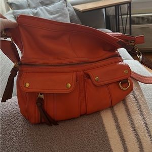 Fossil leather bag